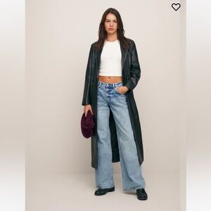 NWT Reformation Cary Low Rise Slouchy Wide Leg Jeans